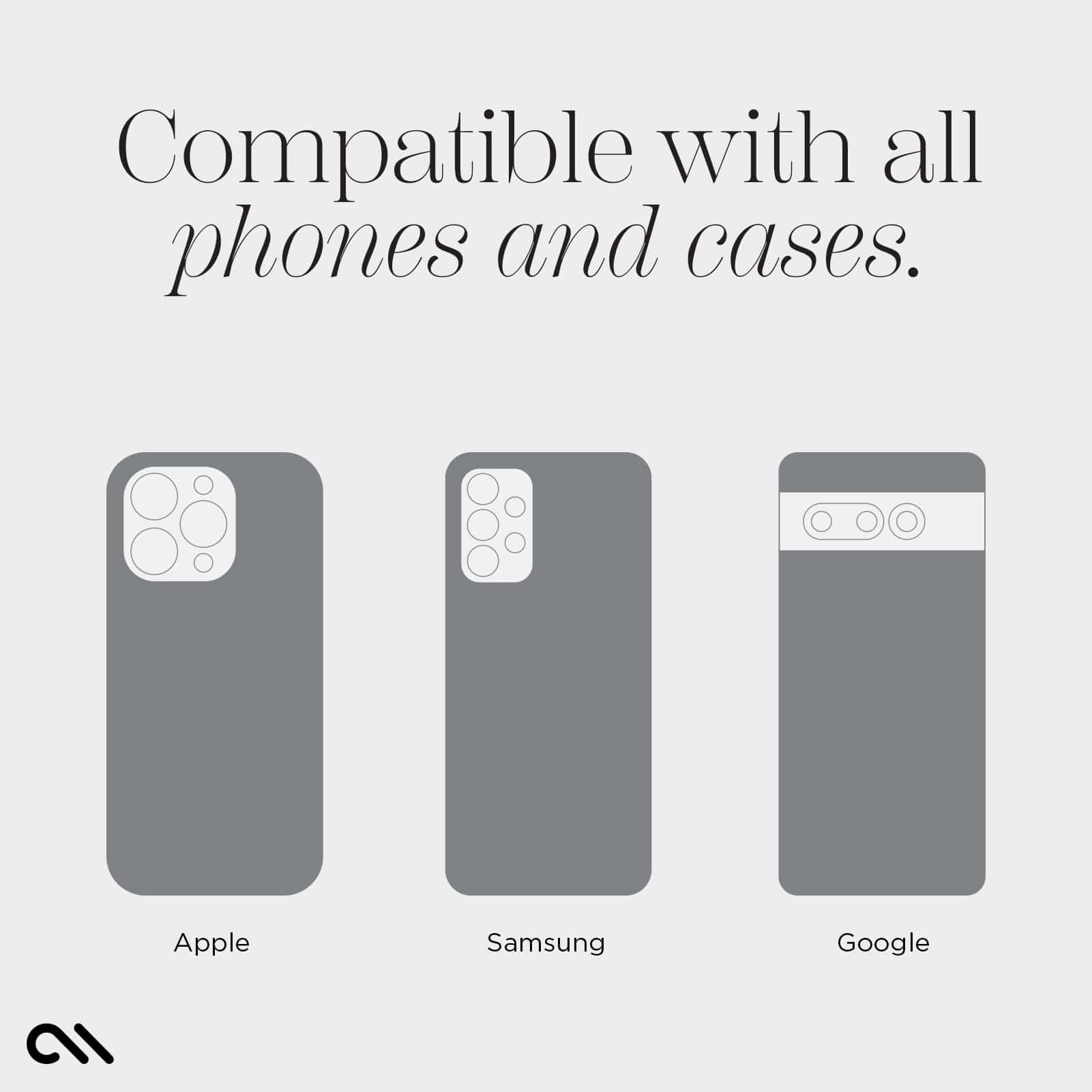 COMPATIBLE WITH ALL PHONES AND CASES