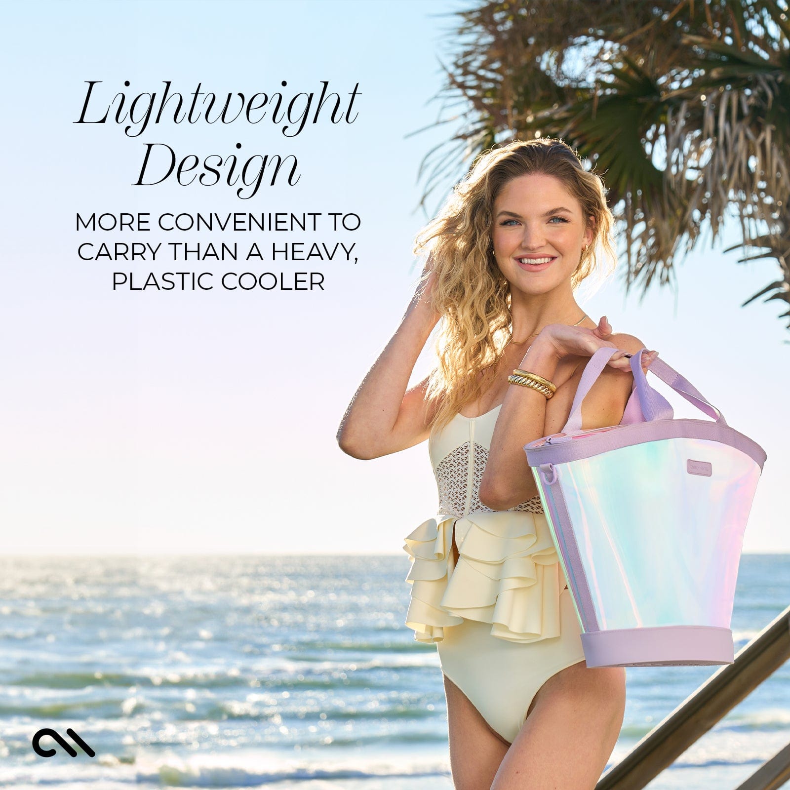 LIGHTWEIGHT DESIGN. MORE CONVENIENT TO CARRY THAN A HEAVY PLASTIC COOLER
