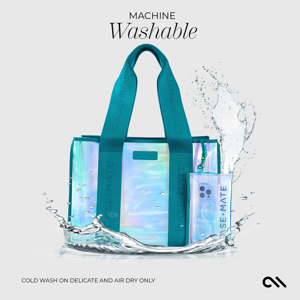 MACHINE WASHABLE. COLD WASH ON DELICATE AND AIR DRY ONLY #color_emerald blue soap bubble®