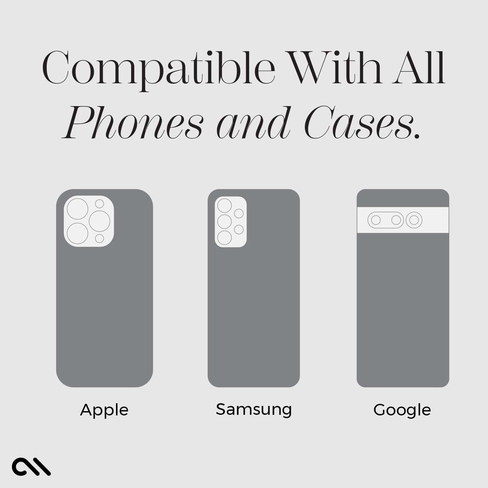 COMPATIBLE WITH ALL PHONES AND CASES