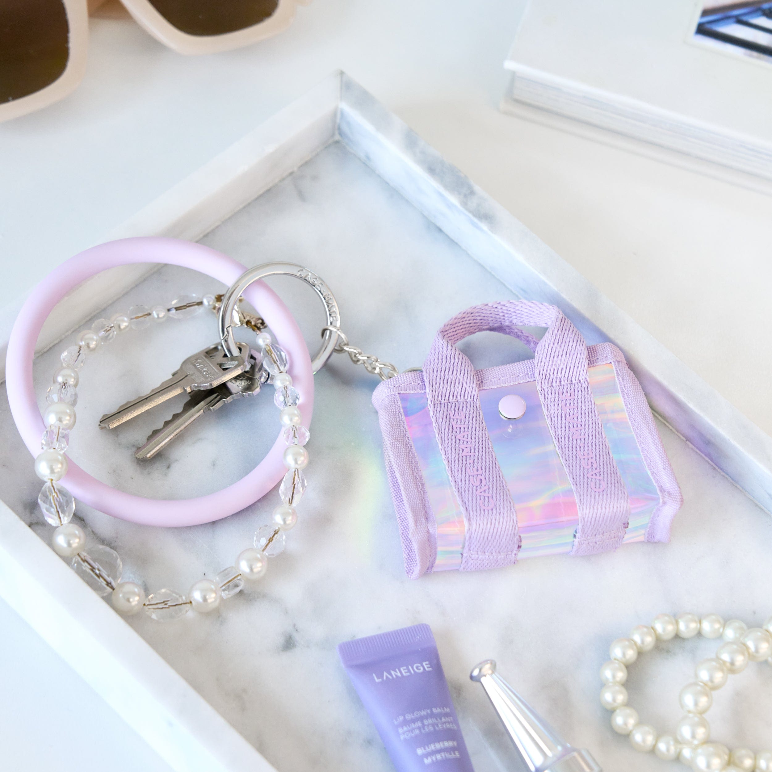 Tini Tote Charm Keychain
