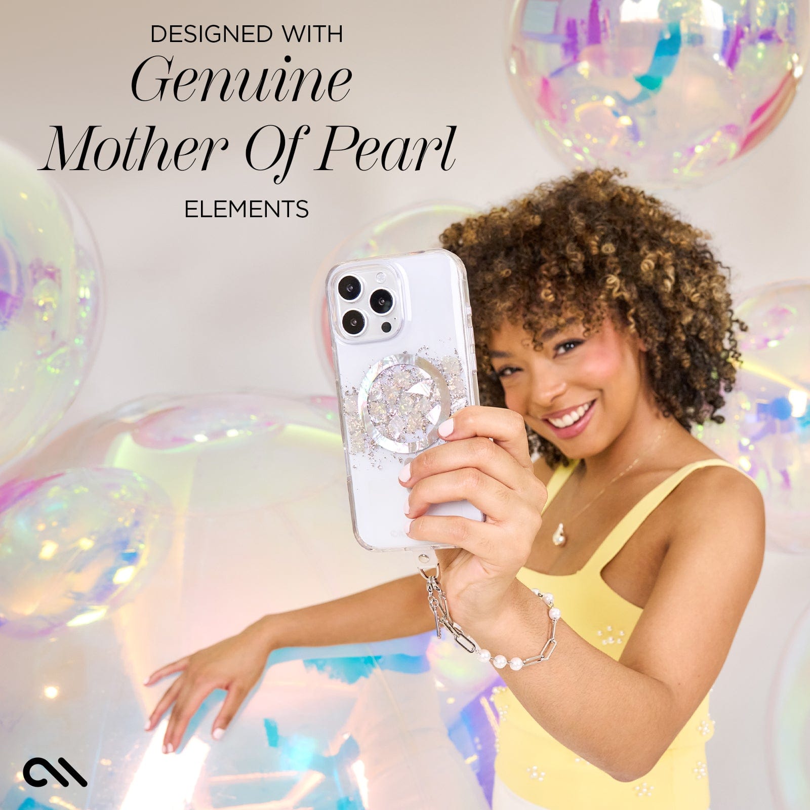 DESIGNED WITH GENUINE MOTHER OF PEARL ELEMENTS