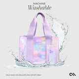 MACHINE WASHABLE. COLD WASH ON DELICATE AND AIR DRY ONLY #color_soap bubble®
