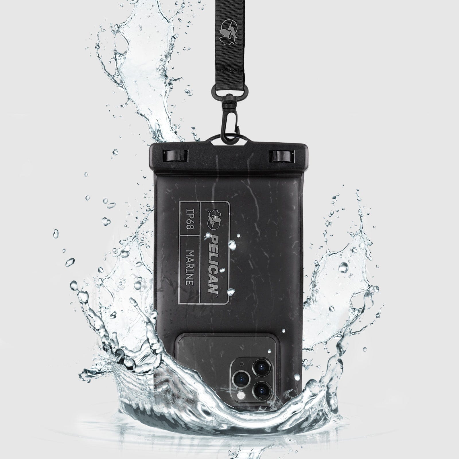 Pelican Marine Waterproof Floating Pouch (Stealth Black) - Phone Pouch